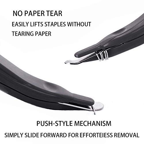 ZZTX 4 PCS Professional Magnetic Staple Remover Puller Rubberized Staples Remover Staple Removal Tool for School Office Home 4 Colors - Image 4